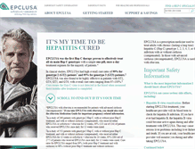 Tablet Screenshot of epclusa.com
